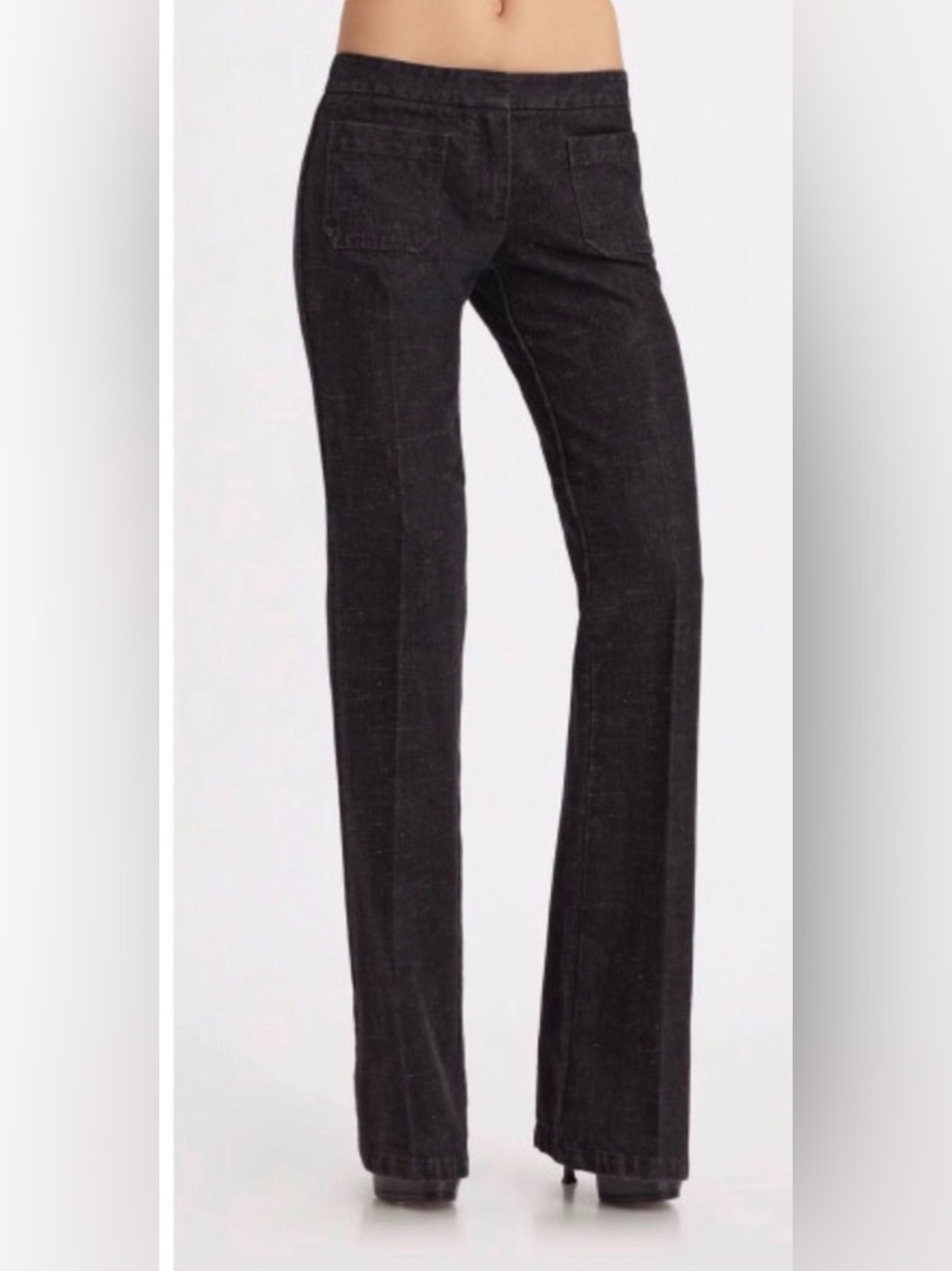NWT Theory Nareah D Donegal Wide Leg Jeans